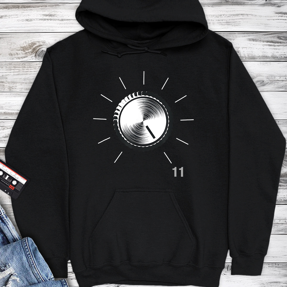 Tube Amp Volume Knob 11 Hoodie