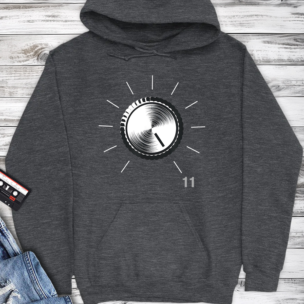 Tube Amp Volume Knob 11 Hoodie