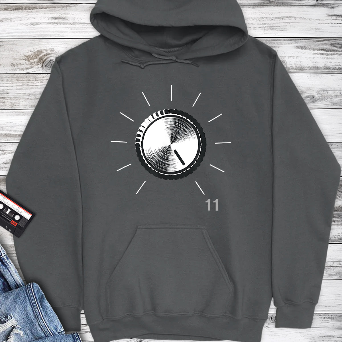 Tube Amp Volume Knob 11 Hoodie