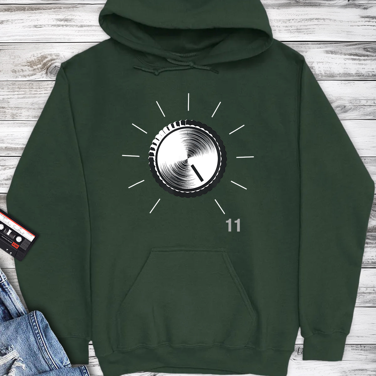Tube Amp Volume Knob 11 Hoodie