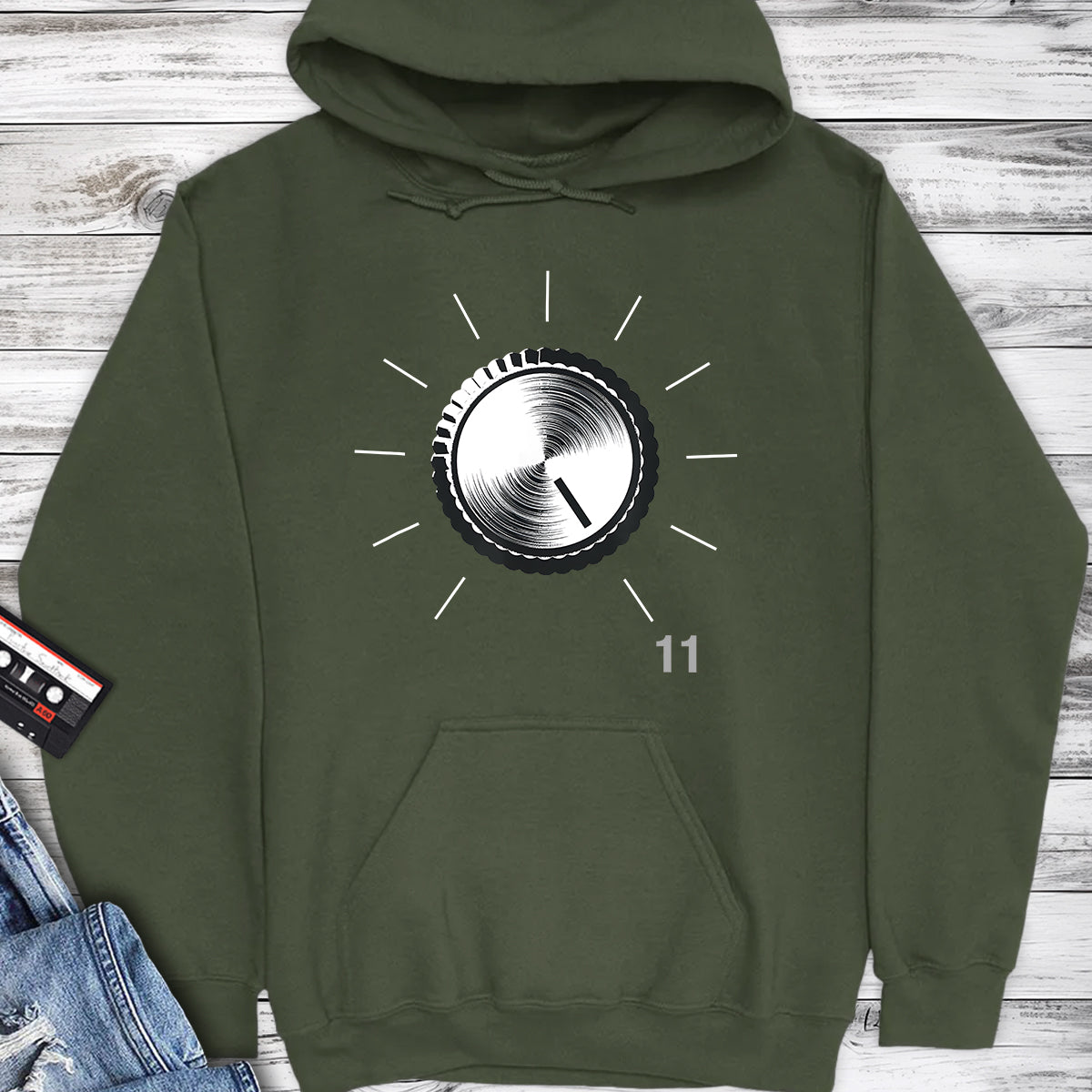 Tube Amp Volume Knob 11 Hoodie