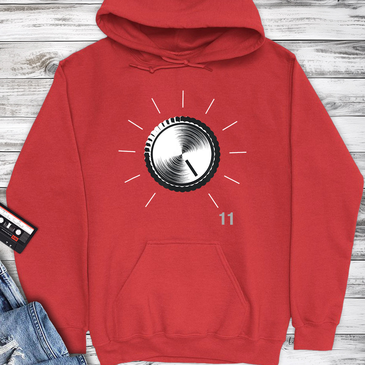 Tube Amp Volume Knob 11 Hoodie