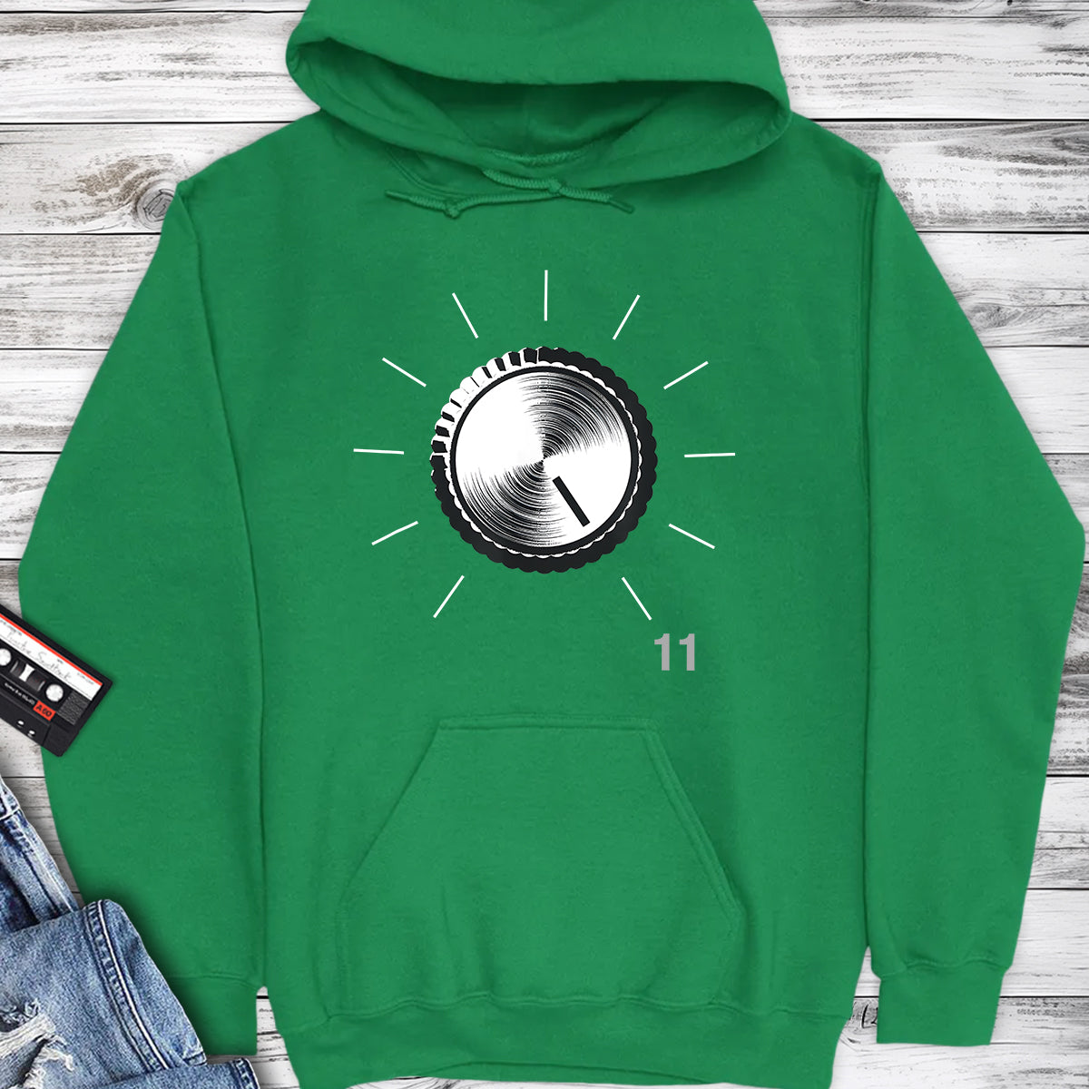 Tube Amp Volume Knob 11 Hoodie