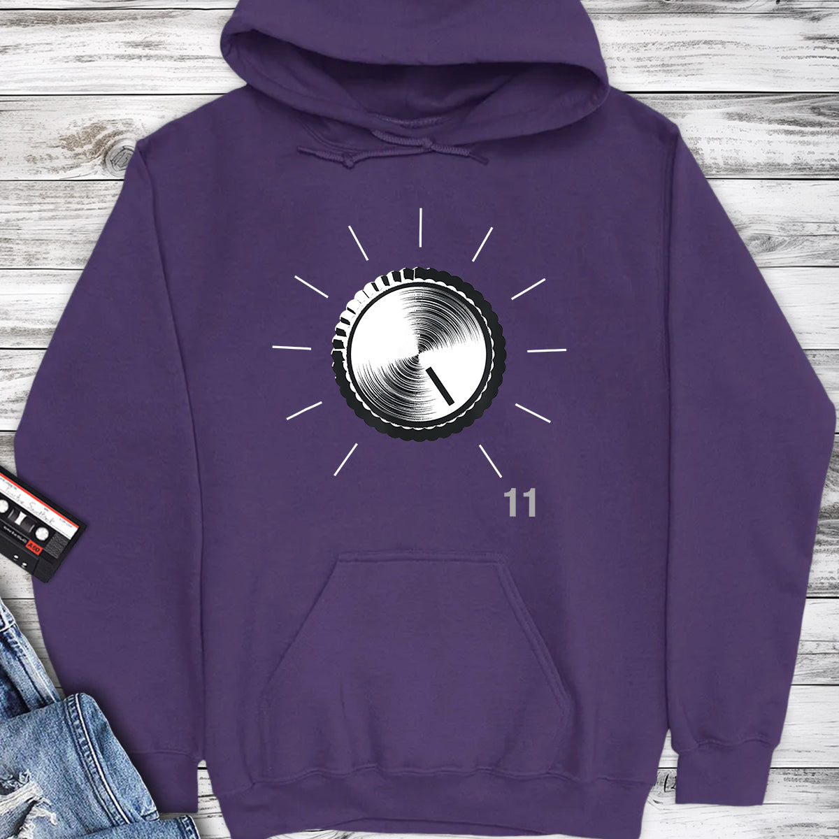 Tube Amp Volume Knob 11 Hoodie