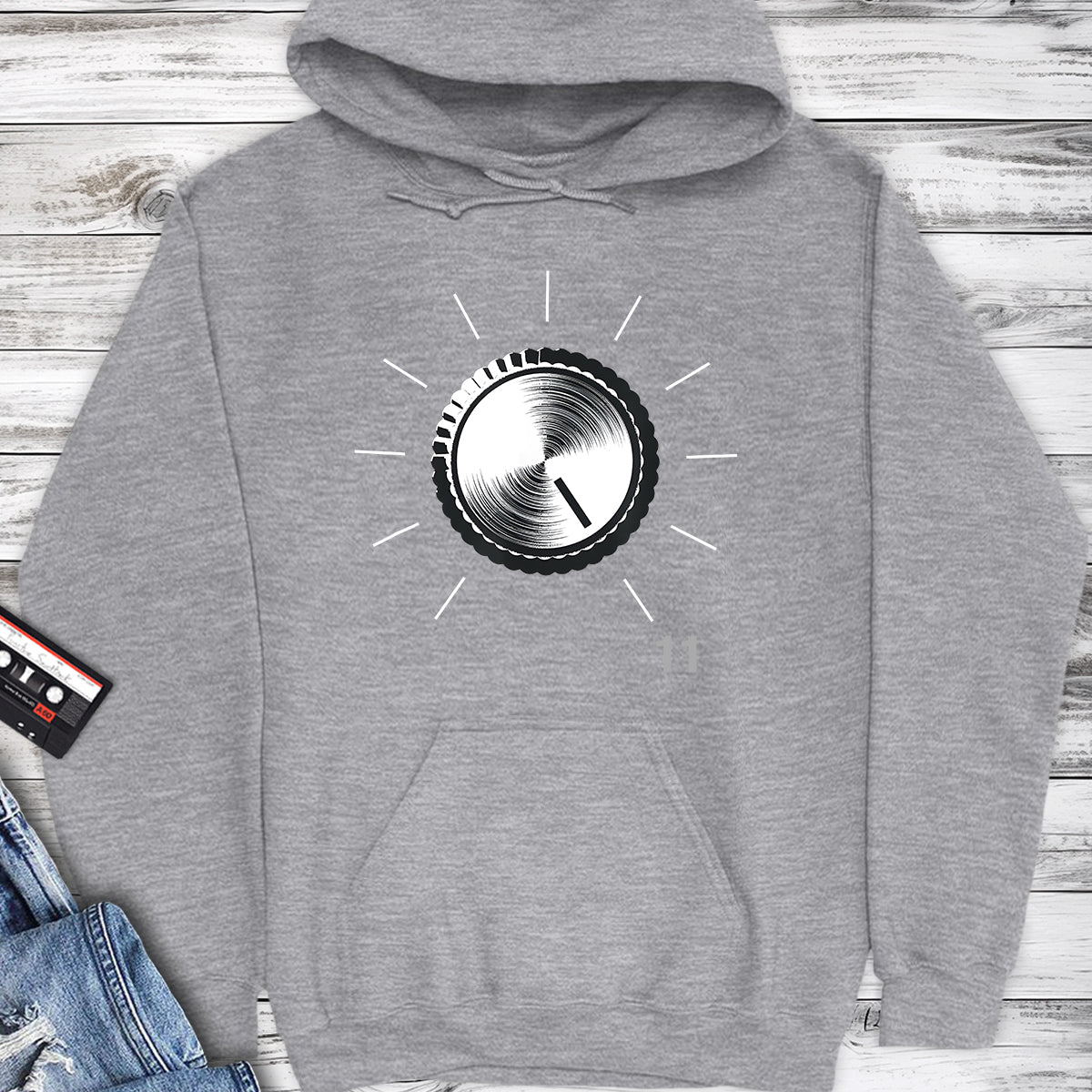 Tube Amp Volume Knob 11 Hoodie