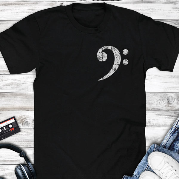 Bass Clef Bass Player T-shirt