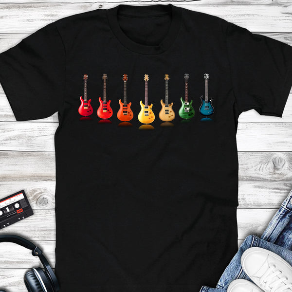 Coloful Electric Guitars T-shirt