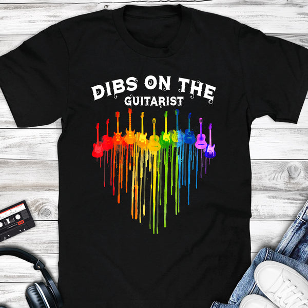 Dibs On Guitarist Heart Guitars T-shirt