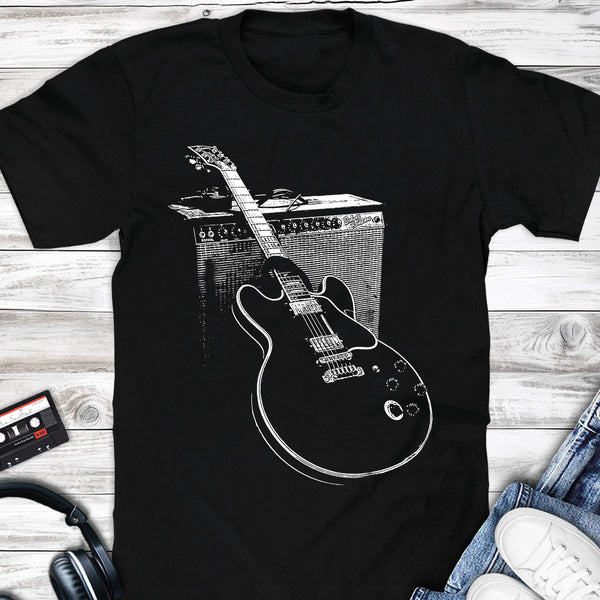 Electric Guitar and Amplifier T-shirt