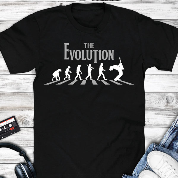 Evolution of a Guitarist – Abbey Street Style T-shirt