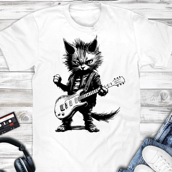 Grumpy Cat Guitarist T-shirt