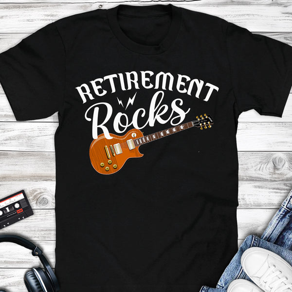 Retirement Rocks LP Guitar T-shirt