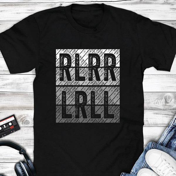RLRR LRLL Paradiddle Rudiments Drummer T-shirt