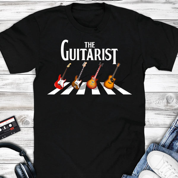 The Guitarist Electric Guitars, Bass Guitar, Acoustic Guitar T-shirt
