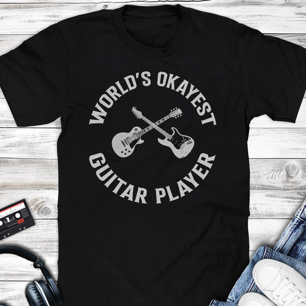 World's Okayest Guitar Player T-shirt